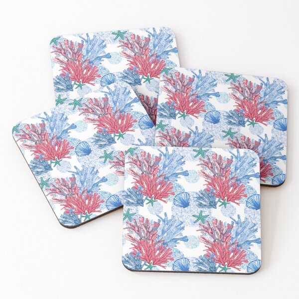 Item preview, Coral Patch with Red designed and sold by SpeareCreations.