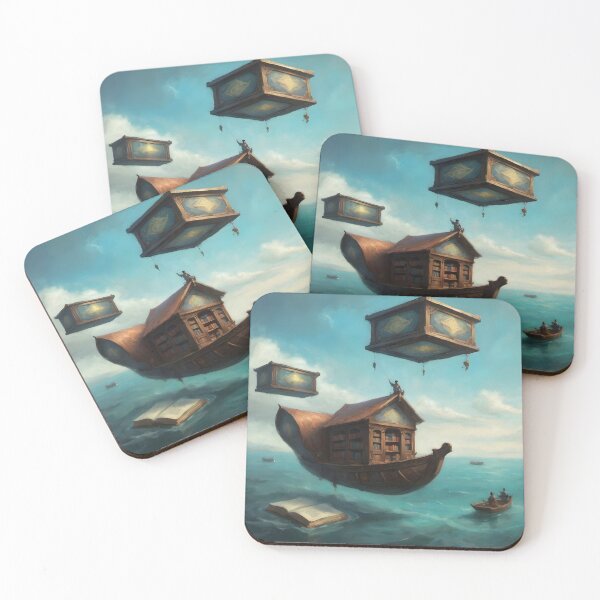 Item preview, Book Boat designed and sold by byteoncanvas.
