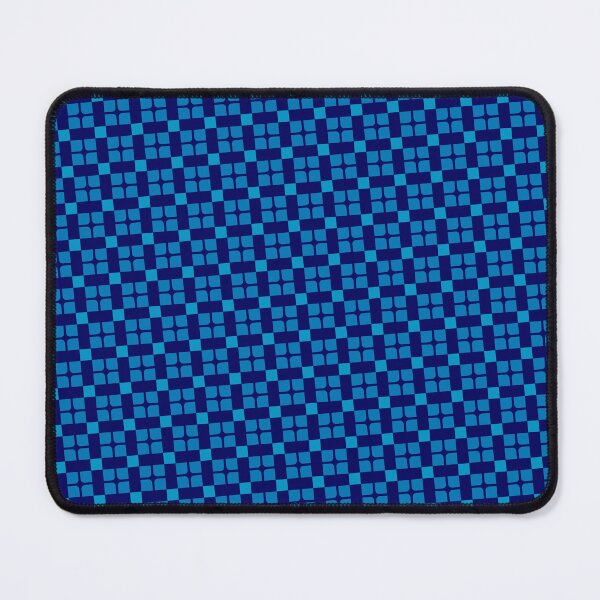 Item preview, Blue & Teal Cross Squares Infinite Endless Continuous Pattern designed and sold by Alchemy-A-La-G.