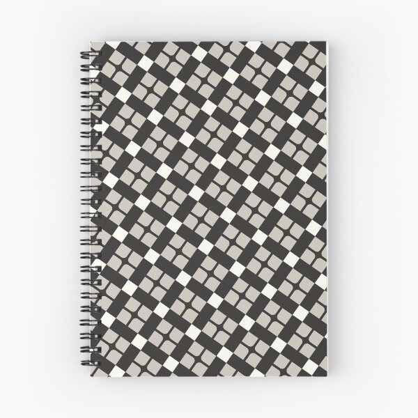 Item preview, Black Grey & White Cross Squares Infinite Endless Pattern designed and sold by Alchemy-A-La-G.
