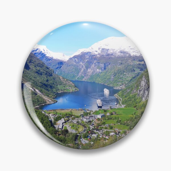 Item preview, Geiranger in Norway designed and sold by ChicVoyagePics.