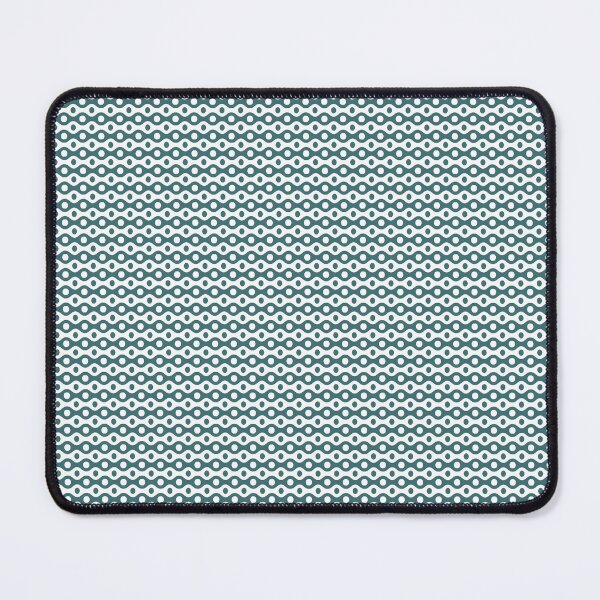 Item preview, White & Green Circle Waves Infinite Endless Continuous Pattern designed and sold by Alchemy-A-La-G.