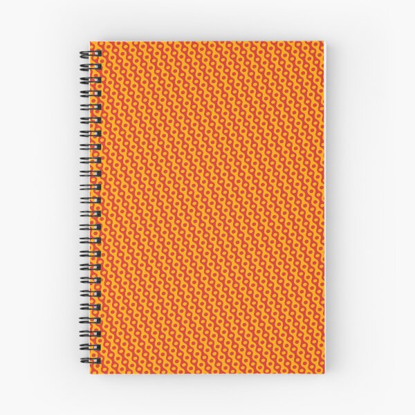 Item preview, Orange & Red Circle Waves Infinite Endless Continuous Pattern designed and sold by Alchemy-A-La-G.