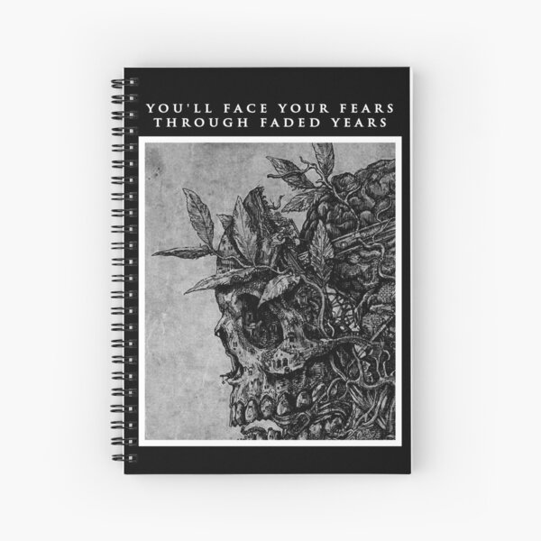 No Face Spiral Notebooks Redbubble - faded face roblox
