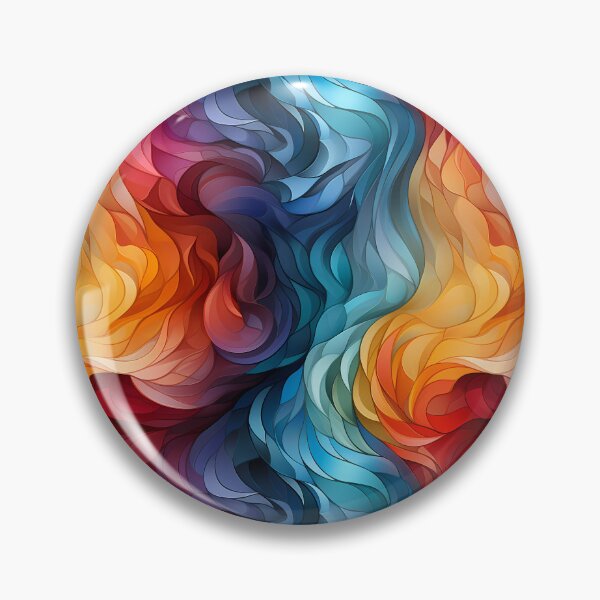 Item preview, Seamless Colorful Waves Pattern. bstract art. designed and sold by GiveMeMood.