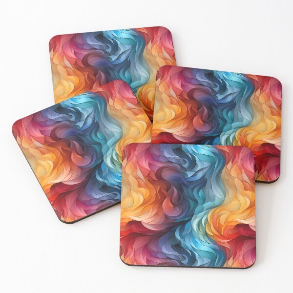 Item preview, Seamless Colorful Waves Pattern. bstract art. designed and sold by GiveMeMood.
