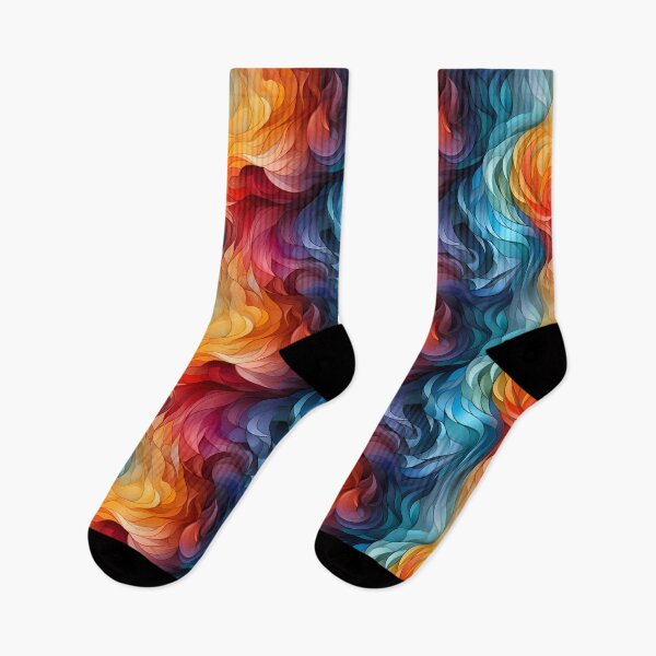 Item preview, Seamless Colorful Waves Pattern. bstract art. designed and sold by GiveMeMood.