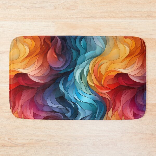Item preview, Seamless Colorful Waves Pattern. bstract art. designed and sold by GiveMeMood.