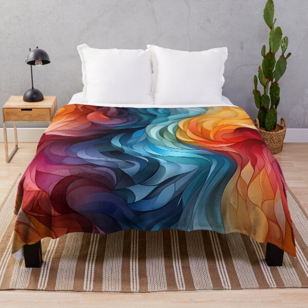 Item preview, Seamless Colorful Waves Pattern. bstract art. designed and sold by GiveMeMood.
