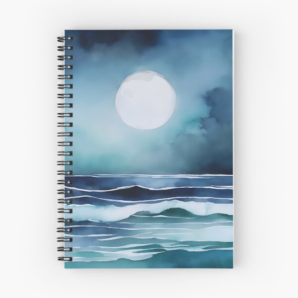 Item preview, Moonlit Ocean Tranquility designed and sold by colorvisionart.