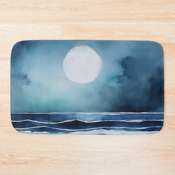 Item preview, Moonlit Ocean Tranquility designed and sold by colorvisionart.