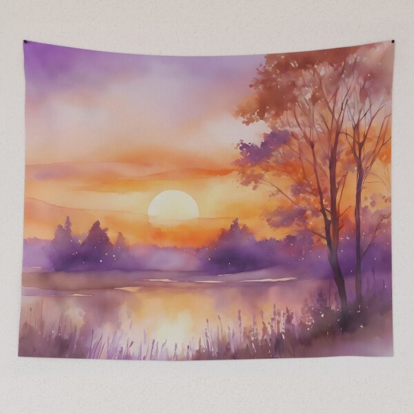 Item preview, Evening Glow Serenity designed and sold by colorvisionart.