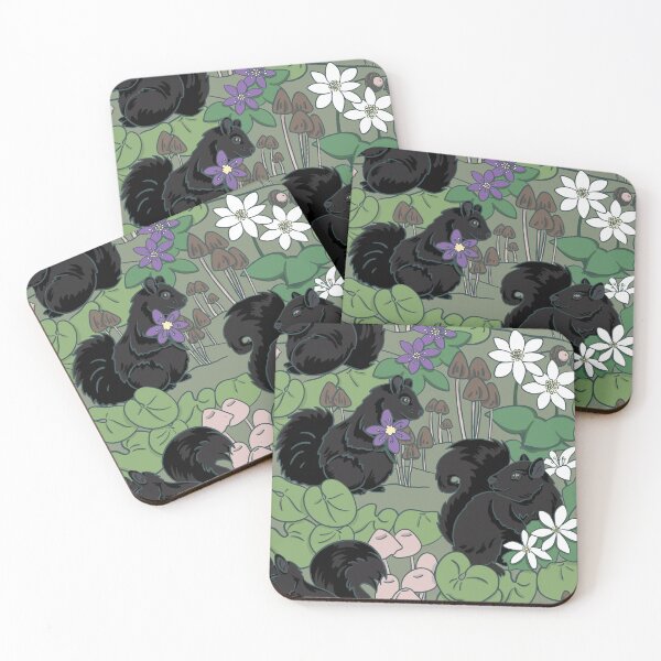 Item preview, Black Squirrels in the Forest designed and sold by Jayne E.