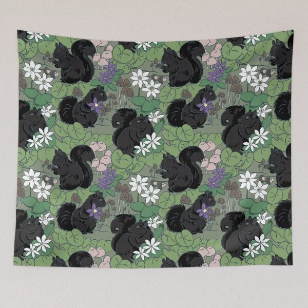 Item preview, Black Squirrels in the Forest designed and sold by Jayne E.