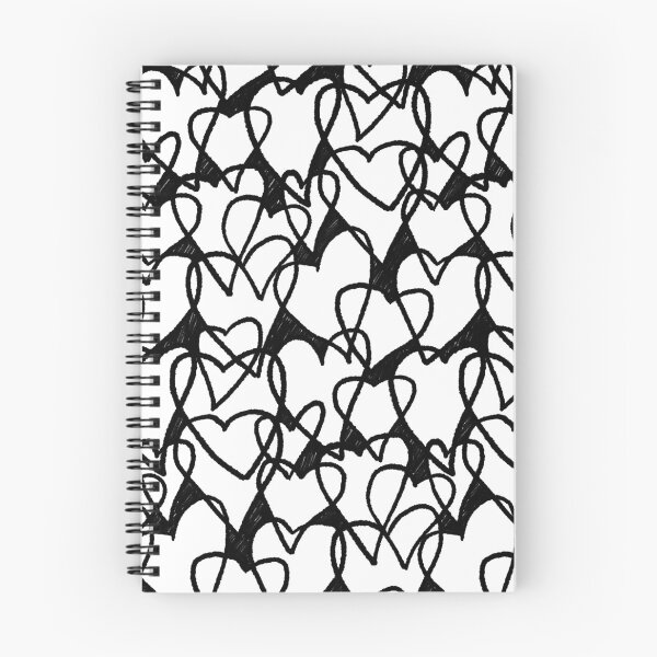 Item preview, SCRIBBLED HEARTS PATTERN designed and sold by Phanya-Style.