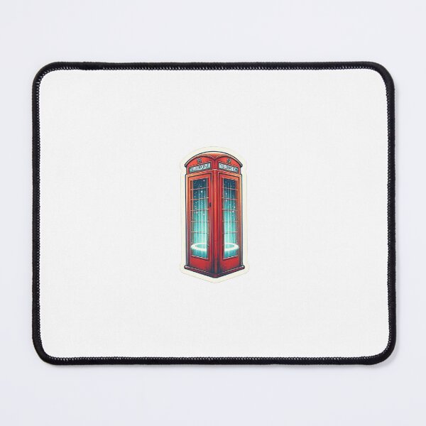 Item preview, British Red Teleportation Phone Box | England Urban City Art designed and sold by timelessmystery.