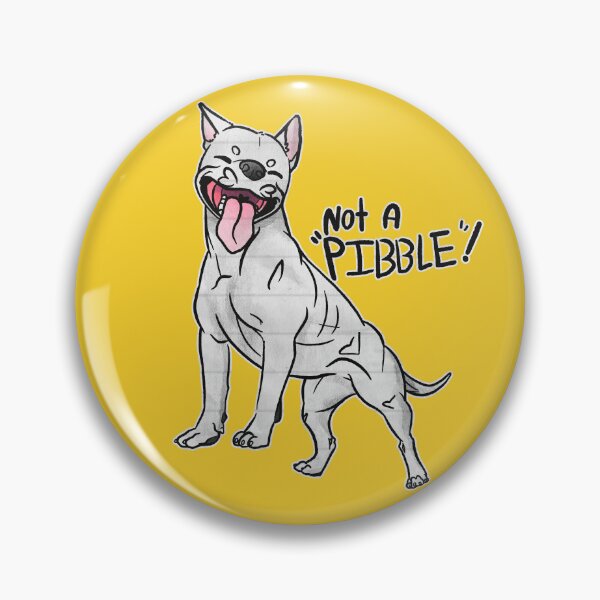 Item preview, Not A Pibble! Crop White Staffordshire Bull Terrier designed and sold by Sparklepupfaeri.