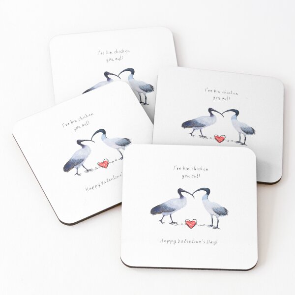 Item preview, Bin Chicken -  Happy Valentine's Day designed and sold by Tiffany Roy.