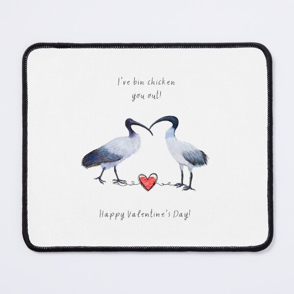 Item preview, Bin Chicken -  Happy Valentine's Day designed and sold by Roy & Tiffany.