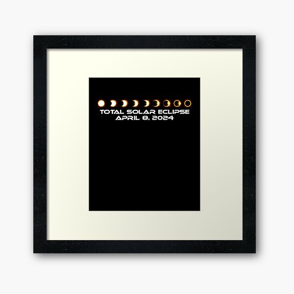 Item preview, Total Solar Eclipse April 8, 2024 Totality Phase designed and sold by Hananiah Merch.