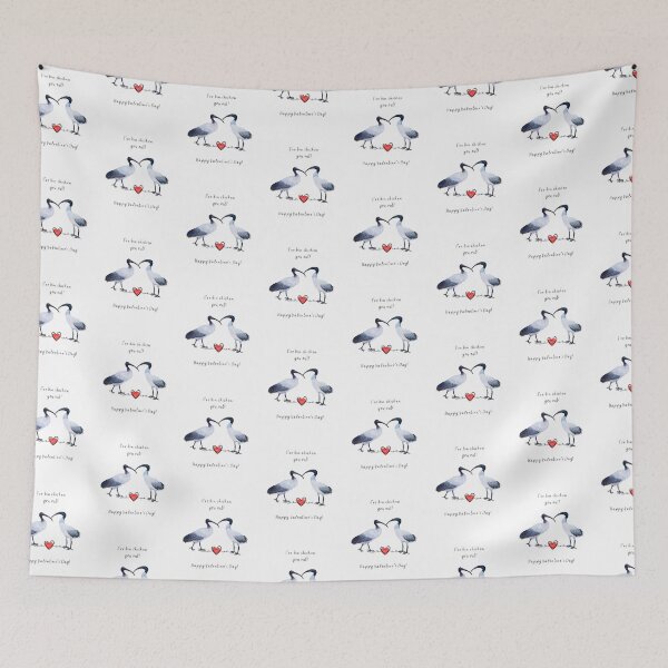 Item preview, Bin Chicken -  Happy Valentine's Day designed and sold by Roy & Tiffany.