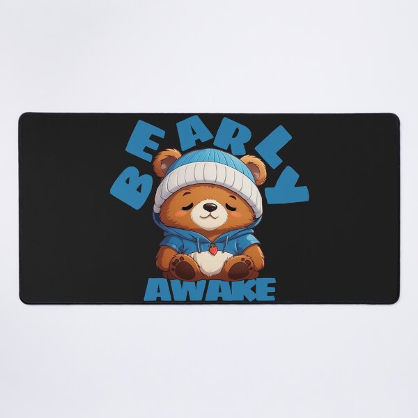 Item preview, Bearly Awake - Barely Awake Bear Pun designed and sold by Visual Stimulus.