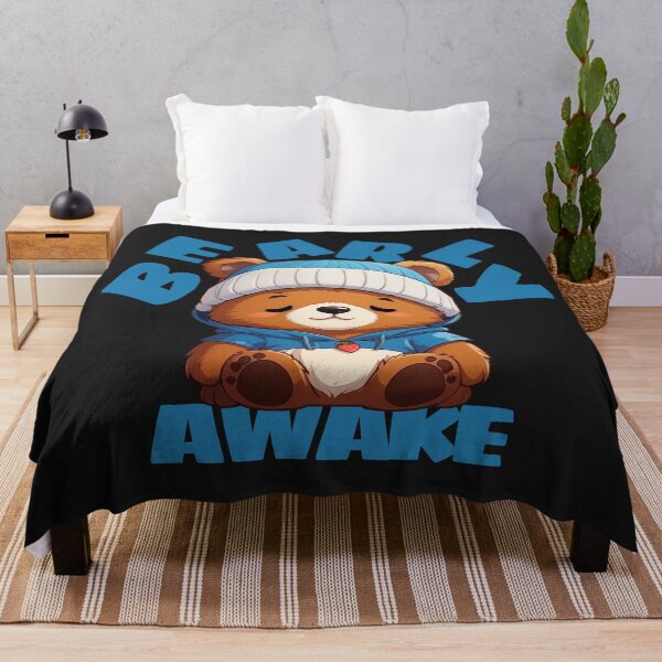 Item preview, Bearly Awake - Barely Awake  Bear Pun designed and sold by Visual Stimulus.