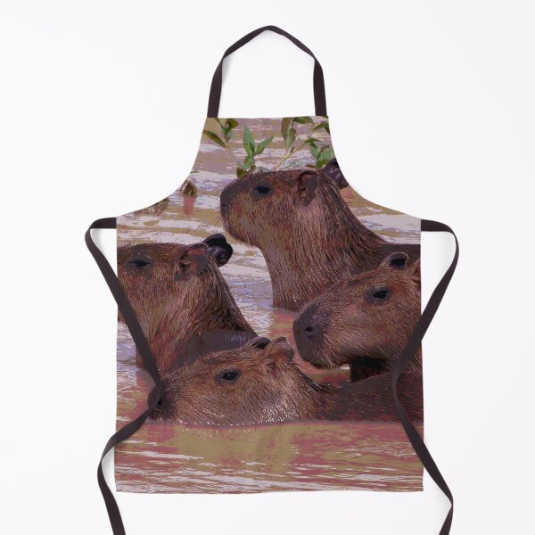 Item preview, Capybaras Bathing designed and sold by KingdomWildlife.