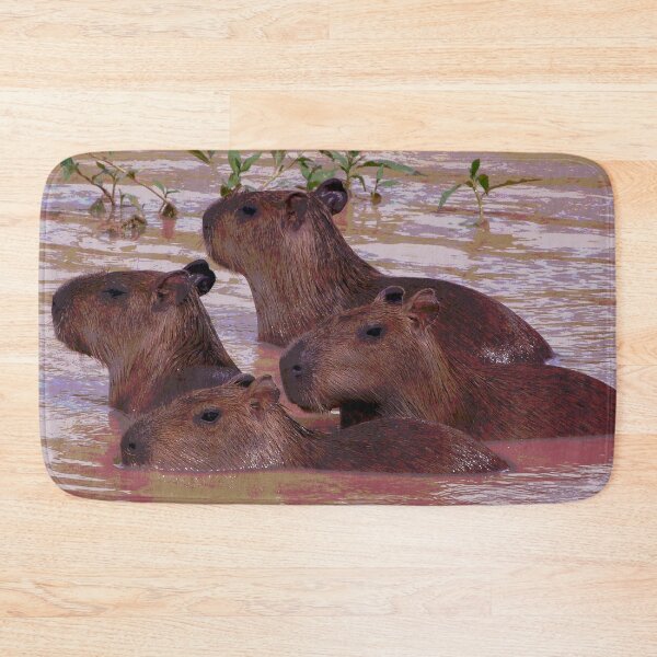Item preview, Capybaras Bathing designed and sold by KingdomWildlife.