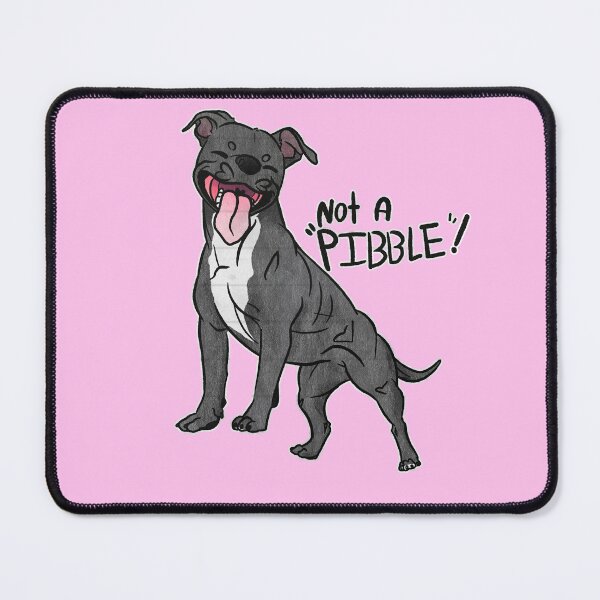 Item preview, Not A Pibble! Flop Blue Staffordshire Bull Terrier designed and sold by Sparklepupfaeri.