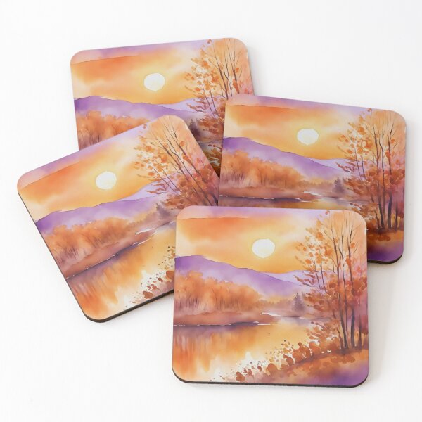 Item preview, Fall Sunset Tranquility designed and sold by colorvisionart.