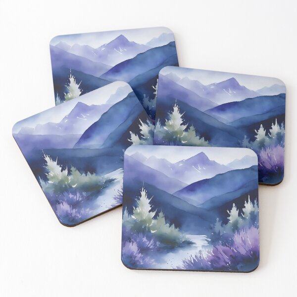 Item preview, Indigo Mountains Majesty designed and sold by colorvisionart.