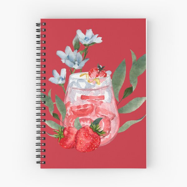 Item preview, Floral Strawberry Cordial designed and sold by DreamingDuck.