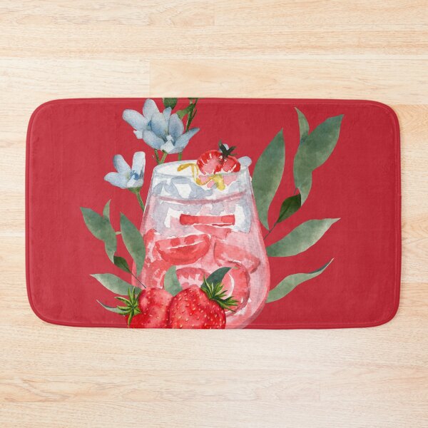 Item preview, Floral Strawberry Cordial designed and sold by DreamingDuck.