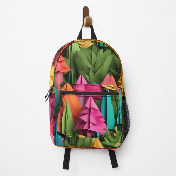 Item preview, Origami Art - Chromatic Canopy: A Kaleidoscopic Forest Adventure designed and sold by ArtfulFolds.