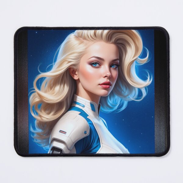 Item preview, Medina Kennedy Beautiful AI Concept Art Illustration Portrait by Xzendor7 designed and sold by Xzendor7 Digital Art Creations.
