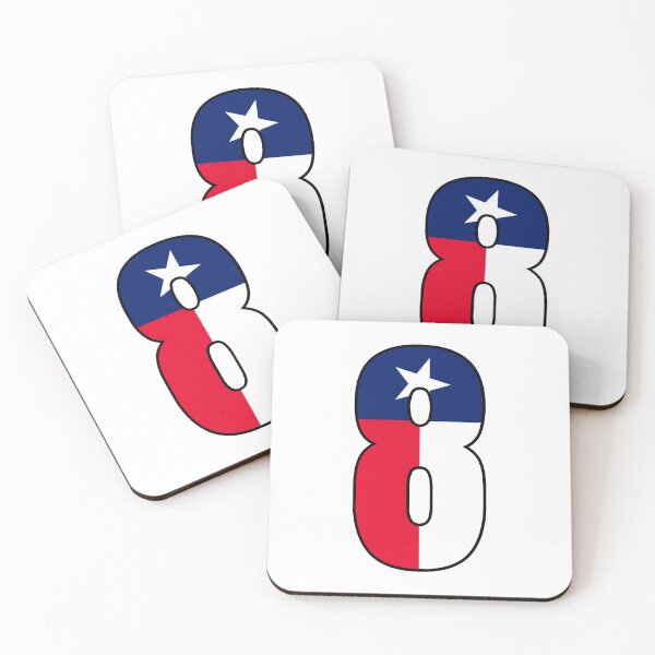 Item preview, Number 8 Texas Flag designed and sold by lachataigne.