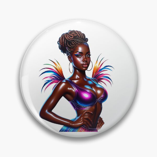 Artikelvorschau, Schwarze Karnevalsfrau, Karnevalsmädchen, Parade-Afrofrau, afroamerikanisches Mädchen, Mardi-Gras-Parade, Mardi-Gras-Party. entworfen und verkauft von gabrielakrall.