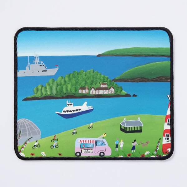 Item preview, Summer at Plymouth Hoe designed and sold by ElisaTruemanArt.