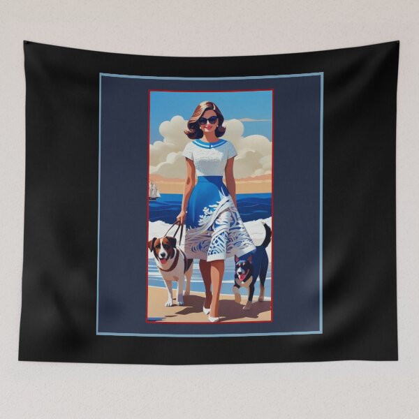 Item preview, JACQUELINE KENNEDY CUTE DRESS DIMENSIONAL PAPER FANTASY ART  designed and sold by PatriotCat.
