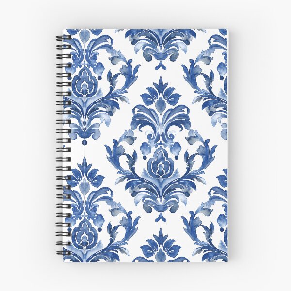 Item preview, Stylish Blue Jacquard Watercolour Pattern  designed and sold by Deepestblue.
