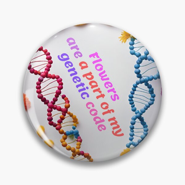 Item preview, Genetic code with flowers designed and sold by MyCraftForYOU.