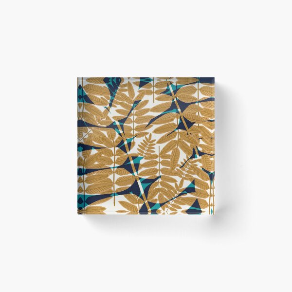 Item preview, Angular abstract leaf patterns and art. designed and sold by Meteryards.
