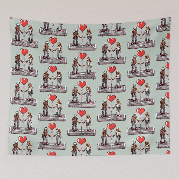 Item preview, gamer couple designed and sold by Greydate.