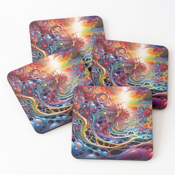 Item preview, Colorful abstract flowing art - Digital painting designed and sold by TheArtistOf2022.
