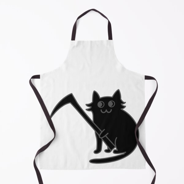 Item preview, Cat holding a scyte all black designed and sold by Fyleth.