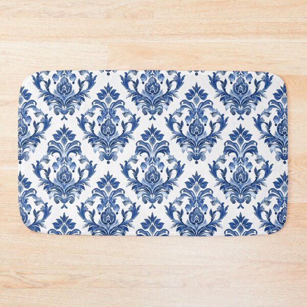 Item preview, Stylish Blue Jacquard Watercolour Pattern  designed and sold by Deepestblue.