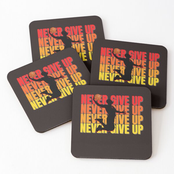 Item preview, never give up  designed and sold by Drafft.