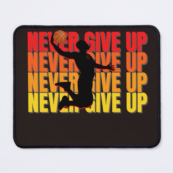 Item preview, never give up designed and sold by Drafft.