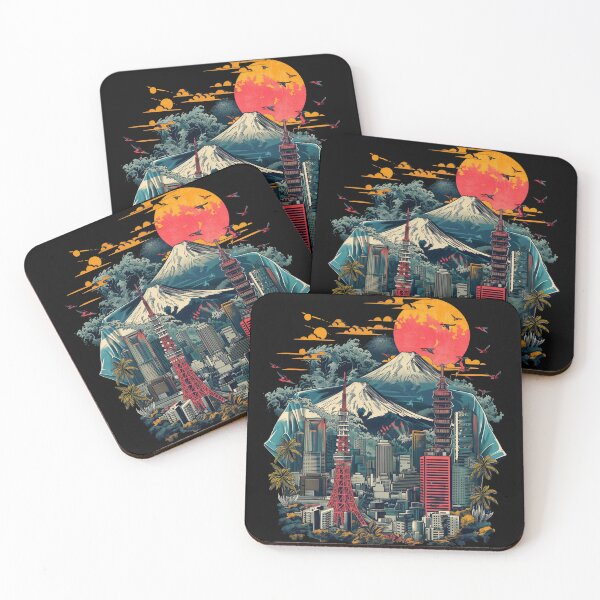 Item preview, Tokyo City Design, Tokyo Japan, Japanese Inspired 80s Style designed and sold by enjoytheshirt.